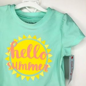 Cat & Jack 2 Piece Rash Guard Swimsuit